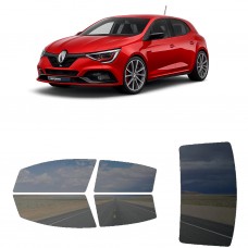 לרכב RAM Megane R.S. Trophy R 2020 ציפוי חלונות שחורים רב פעמי סיליקון לחלונות קדמיים, אחוריים ולחלון האחורי