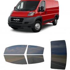 לרכב Ram Promaster 2014 ציפוי חלונות שחורים רב פעמי סיליקון לחלונות קדמיים, אחוריים ולחלון האחורי