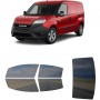 לרכב RAM Promaster City Tradesman SLT 2021 ציפוי חלונות שחורים רב פעמי סיליקון לחלונות קדמיים, אחוריים ולחלון האחורי