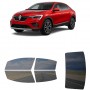 לרכב Renault Arkana Iconic 2022 ציפוי חלונות שחורים רב פעמי סיליקון לחלונות קדמיים, אחוריים ולחלון האחורי