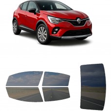לרכב Renault Captur 2020 ציפוי חלונות שחורים רב פעמי סיליקון לחלונות קדמיים, אחוריים ולחלון האחורי