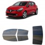 לרכב Renault CIio 2013 ציפוי חלונות שחורים רב פעמי סיליקון לחלונות קדמיים, אחוריים ולחלון האחורי