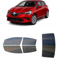 לרכב Renault CIio 2019 ציפוי חלונות שחורים רב פעמי סיליקון לחלונות קדמיים, אחוריים ולחלון האחורי