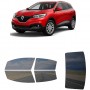 לרכב Renault Kadjar 2015 ציפוי חלונות שחורים רב פעמי סיליקון לחלונות קדמיים, אחוריים ולחלון האחורי