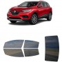 לרכב Renault Kadjar 2019 ציפוי חלונות שחורים רב פעמי סיליקון לחלונות קדמיים, אחוריים ולחלון האחורי