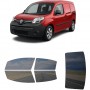 לרכב Renault Kangoo 2019 ציפוי חלונות שחורים רב פעמי סיליקון לחלונות קדמיים, אחוריים ולחלון האחורי