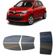 לרכב Renault Twingo 2014 ציפוי חלונות שחורים רב פעמי סיליקון לחלונות קדמיים, אחוריים ולחלון האחורי