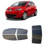 לרכב Renault Zoe 2012 ציפוי חלונות שחורים רב פעמי סיליקון לחלונות קדמיים, אחוריים ולחלון האחורי