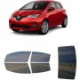 לרכב Renault Zoe 2021 ציפוי חלונות שחורים רב פעמי סיליקון לחלונות קדמיים, אחוריים ולחלון האחורי