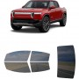 לרכב RIVIAN Ghost 2021 ציפוי חלונות שחורים רב פעמי סיליקון לחלונות קדמיים, אחוריים ולחלון האחורי