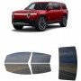 לרכב RIVIAN Phantom (Phantom) LWB (Lengthened) 2022 ציפוי חלונות שחורים רב פעמי סיליקון לחלונות קדמיים, אחוריים ולחלון האחורי