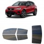לרכב Rolls Royce Arona FR 2021 ציפוי חלונות שחורים רב פעמי סיליקון לחלונות קדמיים, אחוריים ולחלון האחורי