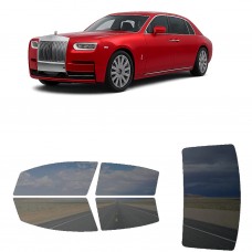 לרכב Rolls Royce Phantom LWB 2018 ציפוי חלונות שחורים רב פעמי סיליקון לחלונות קדמיים, אחוריים ולחלון האחורי