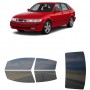 לרכב Saab 9-3 Hatchback 1999 ציפוי חלונות שחורים רב פעמי סיליקון לחלונות קדמיים, אחוריים ולחלון האחורי