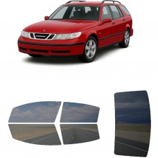לרכב Saab 9-5 Station Wagon 1999 ציפוי חלונות שחורים רב פעמי סיליקון לחלונות קדמיים, אחוריים ולחלון האחורי