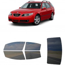 לרכב Saab 9-5 Station Wagon 2006 ציפוי חלונות שחורים רב פעמי סיליקון לחלונות קדמיים, אחוריים ולחלון האחורי