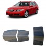 לרכב Saab 9-5 Station Wagon 2006 ציפוי חלונות שחורים רב פעמי סיליקון לחלונות קדמיים, אחוריים ולחלון האחורי
