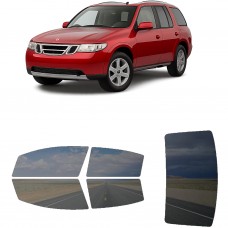לרכב Saab 9-7 SUV 2005 ציפוי חלונות שחורים רב פעמי סיליקון לחלונות קדמיים, אחוריים ולחלון האחורי