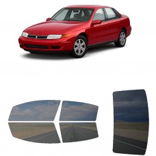 לרכב Saturn L-Series Sedan 2000 ציפוי חלונות שחורים רב פעמי סיליקון לחלונות קדמיים, אחוריים ולחלון האחורי
