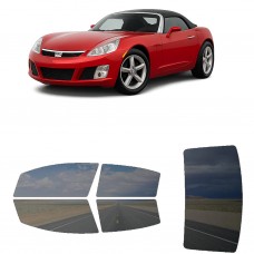 לרכב Saturn Sky Two-door Convertible 2007 ציפוי חלונות שחורים רב פעמי סיליקון לחלונות קדמיים, אחוריים ולחלון האחורי