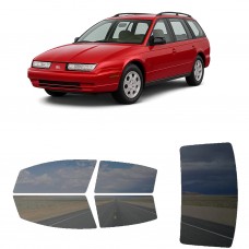 לרכב Saturn SW Station Wagon 1996 ציפוי חלונות שחורים רב פעמי סיליקון לחלונות קדמיים, אחוריים ולחלון האחורי