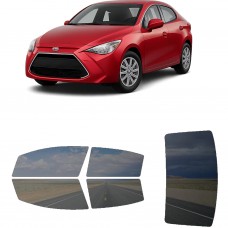 לרכב Scion iA Sedan 2016 ציפוי חלונות שחורים רב פעמי סיליקון לחלונות קדמיים, אחוריים ולחלון האחורי