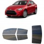 לרכב Scion iA Sedan 2016 ציפוי חלונות שחורים רב פעמי סיליקון לחלונות קדמיים, אחוריים ולחלון האחורי