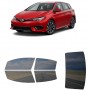 לרכב Scion iM Hatchback 2016 ציפוי חלונות שחורים רב פעמי סיליקון לחלונות קדמיים, אחוריים ולחלון האחורי