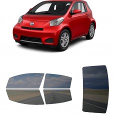 לרכב Scion iQ Hatchback 2012 ציפוי חלונות שחורים רב פעמי סיליקון לחלונות קדמיים, אחוריים ולחלון האחורי