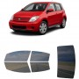 לרכב Scion xA Hatchback 2004 ציפוי חלונות שחורים רב פעמי סיליקון לחלונות קדמיים, אחוריים ולחלון האחורי