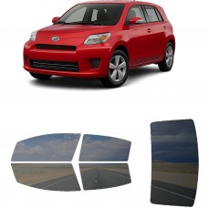 לרכב Scion xD Hatchback 2008 ציפוי חלונות שחורים רב פעמי סיליקון לחלונות קדמיים, אחוריים ולחלון האחורי