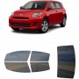 לרכב Scion xD Hatchback 2008 ציפוי חלונות שחורים רב פעמי סיליקון לחלונות קדמיים, אחוריים ולחלון האחורי