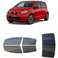 לרכב Seat Mii Electric 2021 ציפוי חלונות שחורים רב פעמי סיליקון לחלונות קדמיים, אחוריים ולחלון האחורי