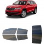 לרכב Skoda Kodiaq 2017 ציפוי חלונות שחורים רב פעמי סיליקון לחלונות קדמיים, אחוריים ולחלון האחורי