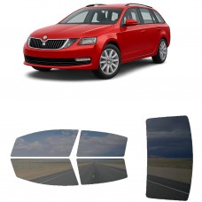 לרכב Skoda Octavia Touring 2017 ציפוי חלונות שחורים רב פעמי סיליקון לחלונות קדמיים, אחוריים ולחלון האחורי