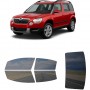 לרכב Skoda Yeti 2009 ציפוי חלונות שחורים רב פעמי סיליקון לחלונות קדמיים, אחוריים ולחלון האחורי