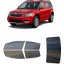 לרכב Skoda Yeti 2014 ציפוי חלונות שחורים רב פעמי סיליקון לחלונות קדמיים, אחוריים ולחלון האחורי
