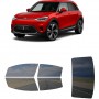 לרכב Smart Car 1 2022 ציפוי חלונות שחורים רב פעמי סיליקון לחלונות קדמיים, אחוריים ולחלון האחורי