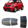 לרכב Smart Car ForTwo 2016 ציפוי חלונות שחורים רב פעמי סיליקון לחלונות קדמיים, אחוריים ולחלון האחורי