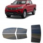 לרכב SsangYong Musso 2018 ציפוי חלונות שחורים רב פעמי סיליקון לחלונות קדמיים, אחוריים ולחלון האחורי