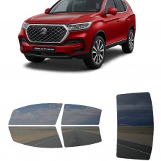 לרכב SsangYong Rexton 2021 ציפוי חלונות שחורים רב פעמי סיליקון לחלונות קדמיים, אחוריים ולחלון האחורי