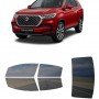 לרכב SsangYong Rexton 2021 ציפוי חלונות שחורים רב פעמי סיליקון לחלונות קדמיים, אחוריים ולחלון האחורי