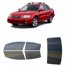 לרכב Subaru Baja Crew PU 2003 ציפוי חלונות שחורים רב פעמי סיליקון לחלונות קדמיים, אחוריים ולחלון האחורי