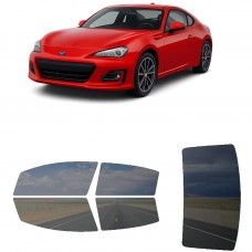 לרכב Subaru BRZ 2017 ציפוי חלונות שחורים רב פעמי סיליקון לחלונות קדמיים, אחוריים ולחלון האחורי