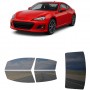 לרכב Subaru BRZ 2017 ציפוי חלונות שחורים רב פעמי סיליקון לחלונות קדמיים, אחוריים ולחלון האחורי