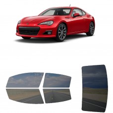 לרכב Subaru BRZ Two-door Coupe 2013 ציפוי חלונות שחורים רב פעמי סיליקון לחלונות קדמיים, אחוריים ולחלון האחורי