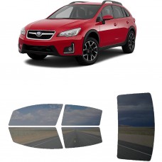 לרכב Subaru Crosstrek(US) 2016 ציפוי חלונות שחורים רב פעמי סיליקון לחלונות קדמיים, אחוריים ולחלון האחורי