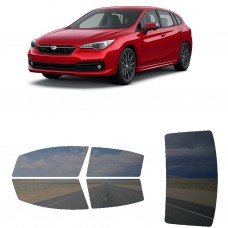 לרכב Subaru Impreza (Canada) Sport 5 Door 2022 ציפוי חלונות שחורים רב פעמי סיליקון לחלונות קדמיים, אחוריים ולחלון האחורי