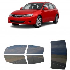 לרכב Subaru Impreza Hatchback 2008 ציפוי חלונות שחורים רב פעמי סיליקון לחלונות קדמיים, אחוריים ולחלון האחורי