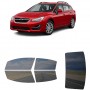 לרכב Subaru Impreza Hatchback 2012 ציפוי חלונות שחורים רב פעמי סיליקון לחלונות קדמיים, אחוריים ולחלון האחורי